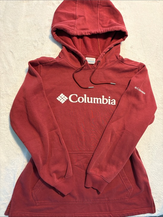 Columbia Sweaters - Columbia Women's Brick Red Pullover Hoodie Sweatshirt